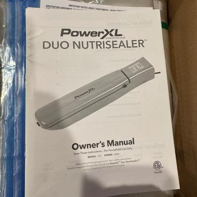 Power XL Duo NutriSealer Supplies (bag, containers, lids)