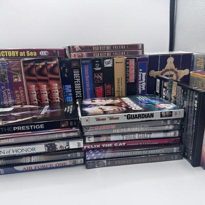 Action VHS/DVD Bundle