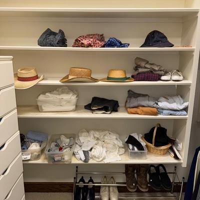 Sale Photo Thumbnail #59: Men’s & women’s clothing & shoes. Both closets .size S & M Shies 6 1/2-7 (w)  7-8 (M)