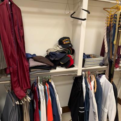 Sale Photo Thumbnail #64: Men’s & women’s clothing & shoes. Both closets .size S & M Shies 6 1/2-7 (w)  7-8 (M)