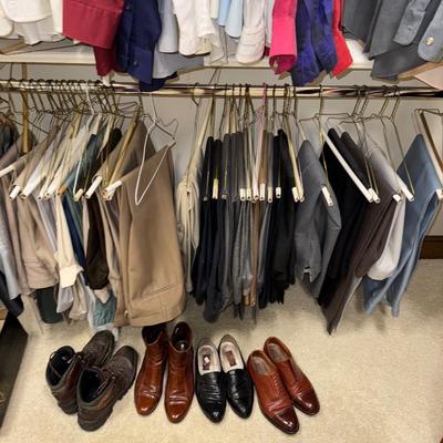 Sale Photo Thumbnail #60: Men’s & women’s clothing & shoes. Both closets .size S & M Shies 6 1/2-7 (w)  7-8 (M)
