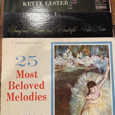 Lot of Vinyl Records. Jose Feliciano, Pete Fountain, Mario Lanza, Tennessee Ernie Ford, Tchaikovsky, John Gary & More.