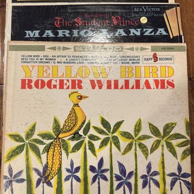 Lot of Vinyl Records. Jose Feliciano, Pete Fountain, Mario Lanza, Tennessee Ernie Ford, Tchaikovsky, John Gary & More.
