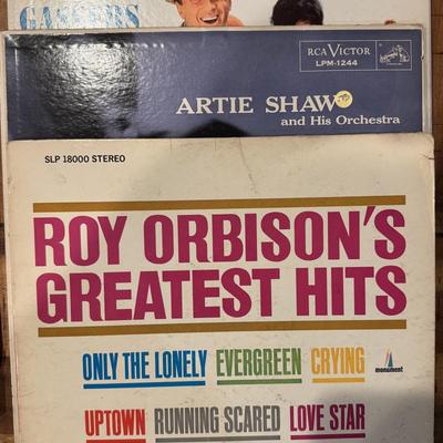 Lot of Vinyl Records- Roy Orbison, Artie Shaw, Shaun Cassidy, James Last, KC & the Sunshine Band, Ella Fitzgerald, Sesame Street,...