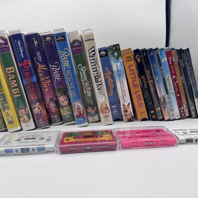 Kids VHS/Cassette Bundle