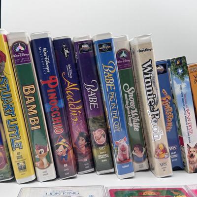 Kids VHS/Cassette Bundle