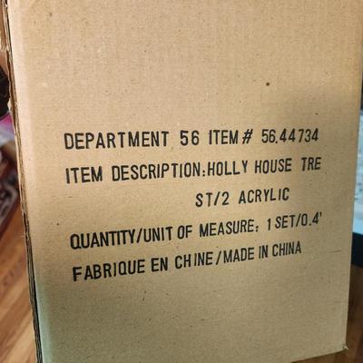 Large Lot Department 56 Dept. 56 5 Villiage Railroad Accessories 6 Street Light Signs Mail Box Route 56 Gas Station