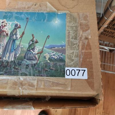 Lot of Made in Italy Nativity Figurines