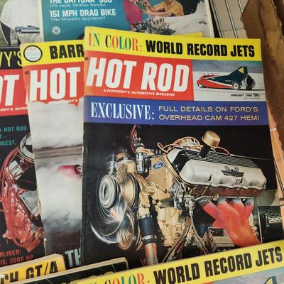 Lot of Hot Rod 1960's Magazines