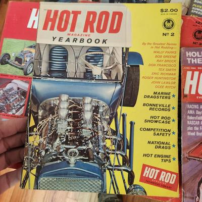 Lot of Hot Rod 1960's Magazines