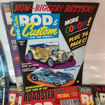 Lot of Hot Rod 1960's Magazines