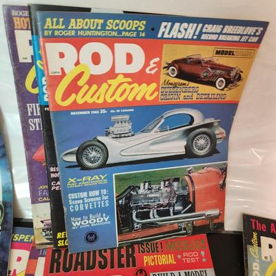 Lot of Hot Rod 1960's Magazines