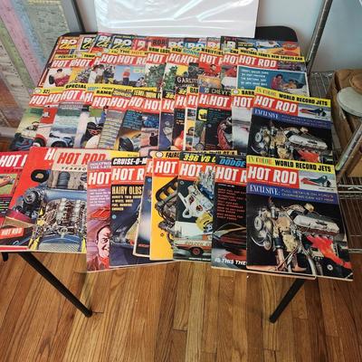 Lot of Hot Rod 1960's Magazines