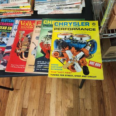 Box Lot of Car Magazines 1960's Custom Rodder, Rods, Championship Hot Rods , Custom Car Yearbooks , Popular Science Auto Care