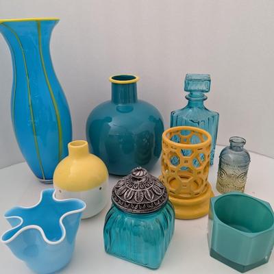 Home decor in blue