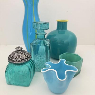 Home decor in blue