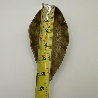 Vintage Brass Imperial Tarro Leaf Dish