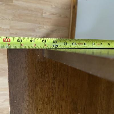 Mid-Century Modern Bassett Walnut China Cabinet with Sliding Glass Doors