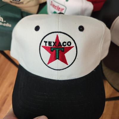 Lot of Vintage Ball Caps Hats Trucker Caps Hats NASA, Texaco, Oxford, Sinclair