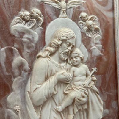 1975 Religious Wall Plaque