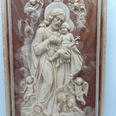 1975 Religious Wall Plaque