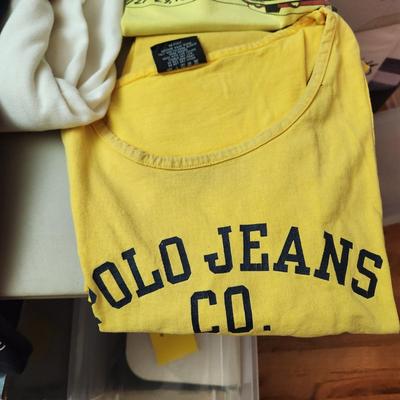 Lot of Vintage Tee Shirts Mostly XL Polo Jeans , Green Bay Packers Sweatshirt, UMBC, Father, Carlise