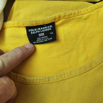 Lot of Vintage Tee Shirts Mostly XL Polo Jeans , Green Bay Packers Sweatshirt, UMBC, Father, Carlise