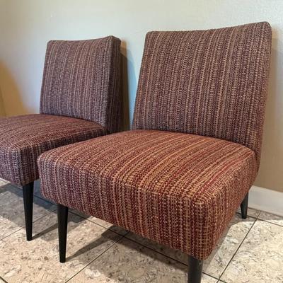 Two accent chairs