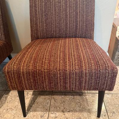 Two accent chairs