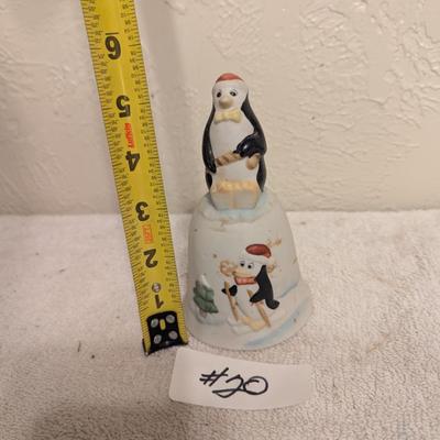 Sale Photo Thumbnail #96: Penguin Ceramic Bell
