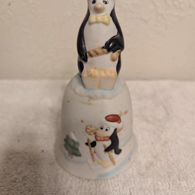 Sale Photo Thumbnail #92: Penguin Ceramic Bell