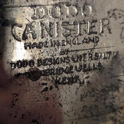 Sale Photo Thumbnail #104: Metal tea canister