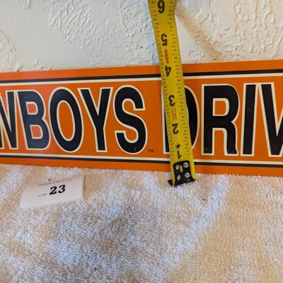 Sale Photo Thumbnail #107: OSU cowboys drive sign