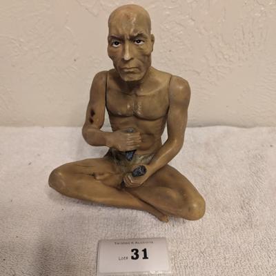 Sale Photo Thumbnail #139: Art sculpture of man sitting