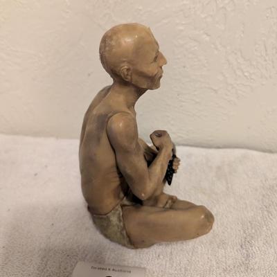 Sale Photo Thumbnail #142: Art sculpture of man sitting