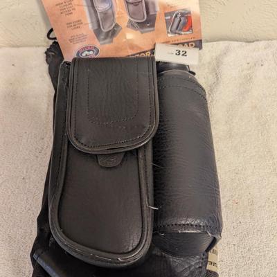 Sale Photo Thumbnail #145: Black Saddle bag with water bottle