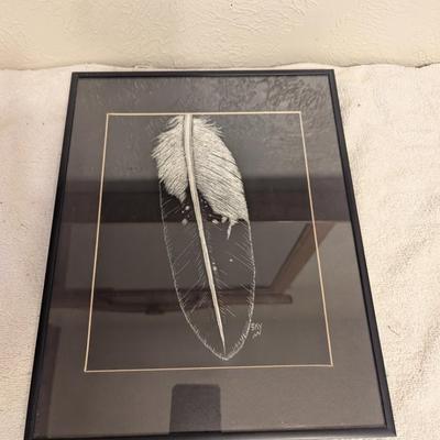 Sale Photo Thumbnail #151: did not take it out of the frame but it appears to be a print.