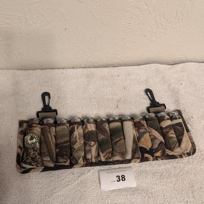 Sale Photo Thumbnail #170: 12 gauge camo shot shell holder belt- shells included