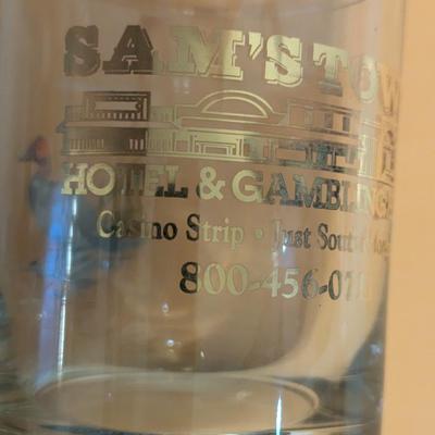 Sale Photo Thumbnail #192: set of 4 sams town hotel shot glasses