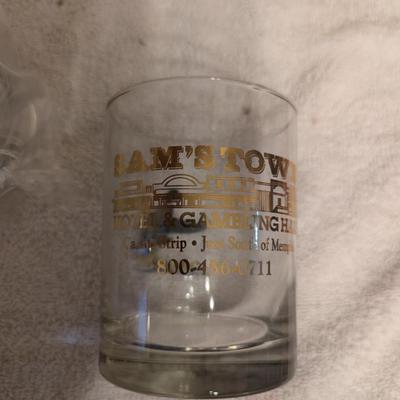 Sale Photo Thumbnail #187: set of 4 sams town hotel shot glasses