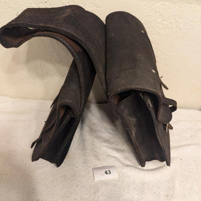 Sale Photo Thumbnail #200: Black Leather Saddle Bags