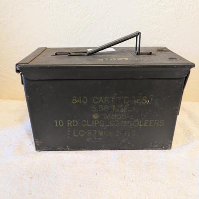 Sale Photo Thumbnail #289: metal ammo can good lid seal