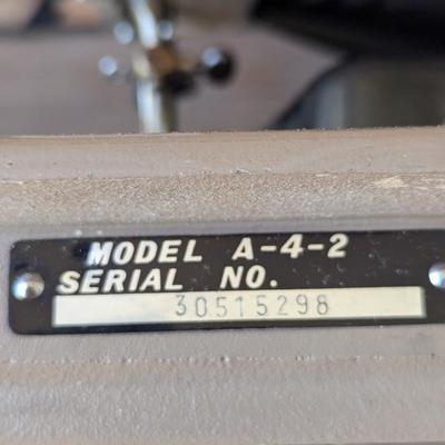 Sale Photo Thumbnail #298: NELCO model A-4-2 Sewing machine.