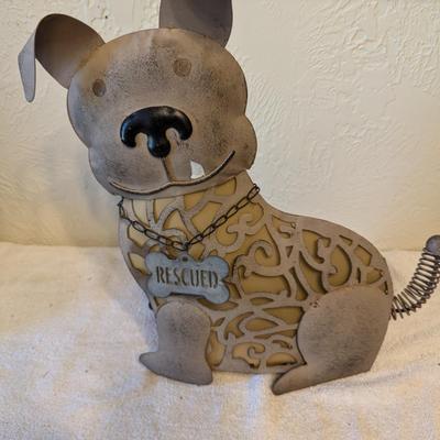 Sale Photo Thumbnail #304: Metal dog art