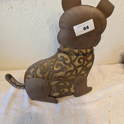 Sale Photo Thumbnail #305: Metal dog art