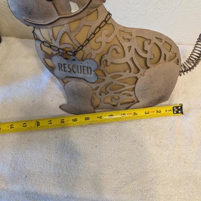Sale Photo Thumbnail #307: Metal dog art