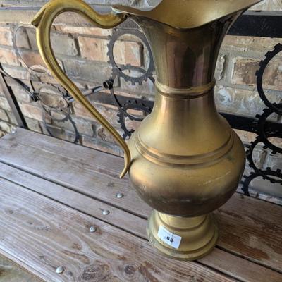 Sale Photo Thumbnail #310: Brass pitcher