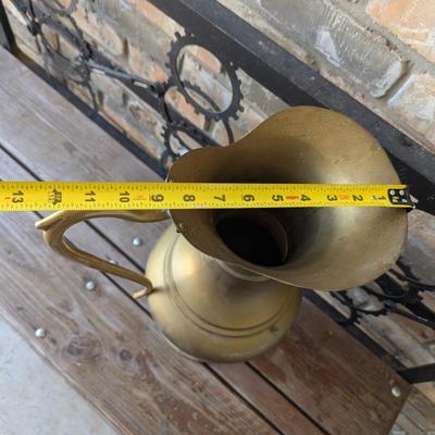 Sale Photo Thumbnail #313: Brass pitcher