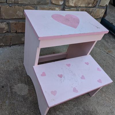 Sale Photo Thumbnail #362: Pink step stool