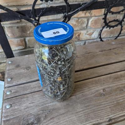Sale Photo Thumbnail #396: jar of sheetrock nails
